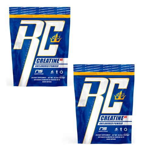 Combo 2x Creatina Refil 100% Pura 525g Ronnie Coleman - Sem Sabor